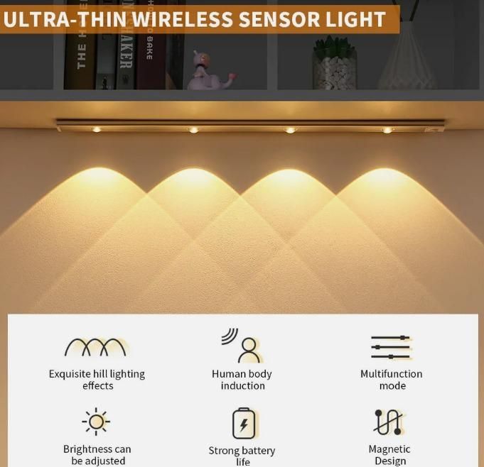 LED PIR Motion Sensor Cabinet Light | USB Rechargeable | Truringle