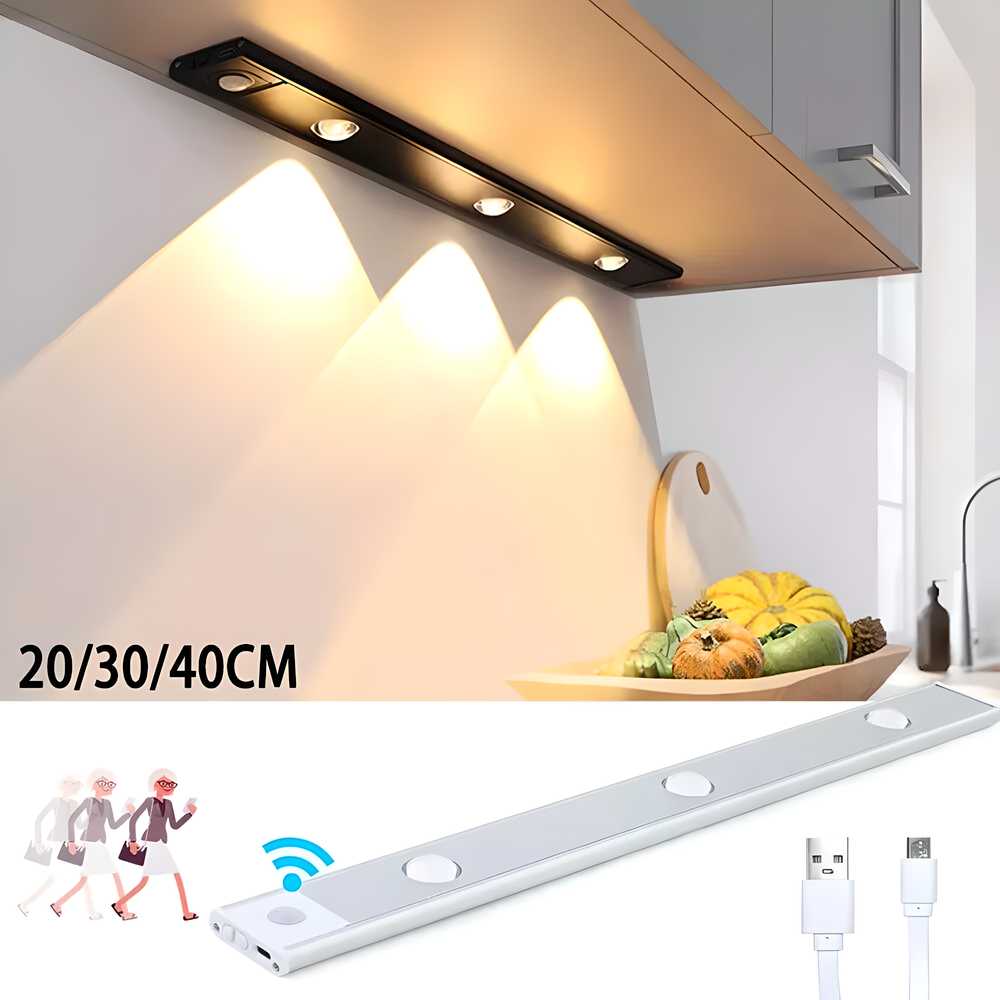 LED PIR Motion Sensor Cabinet Light | USB Rechargeable | Truringle